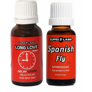 Pachet Picături Afrodisiace Spanish Fly 20ml + Picături Ejaculare Precoce Long Love 20ml Pachet Picături Afrodisiace Spanish Fly 20ml + Picături Ejaculare Precoce Long Love 20ml pe Sexlab.ro