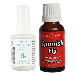 Pachet Picături Afrodisiace Spanish Fly 20ml + Special Cleaner Love Toys 50ml Pachet Picături Afrodisiace Spanish Fly 20ml + Special Cleaner Love Toys 50ml pe SexLab