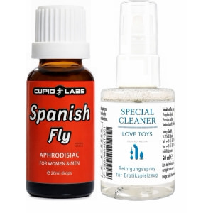 Pachet Picături Afrodisiace Spanish Fly 20ml + Special Cleaner Love Toys 50ml Pachet Picături Afrodisiace Spanish Fly 20ml + Special Cleaner Love Toys 50ml pe Sexlab.ro