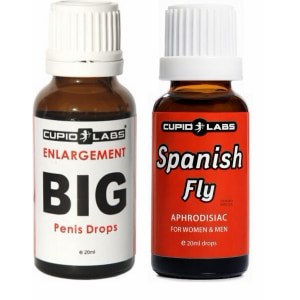 Pachet Picături Big Penis Drops 20ml + Picături Afrodisiace Spanish Fly 20ml Pachet Picături Big Penis Drops 20ml + Picături Afrodisiace Spanish Fly 20ml pe Sexlab.ro