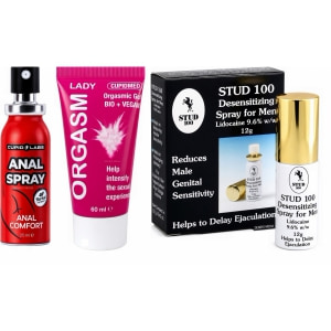 Pachet Plăcere Extinsă: Kit 3-în-1 Control Și Intensitate pe Sexlab.ro