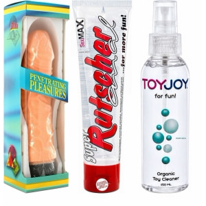 Pachet Plăcere Intensă: Big Boss, Lubrifiant, Spray Pachet Plăcere Intensă: Big Boss, Lubrifiant, Spray pe Sexlab.ro