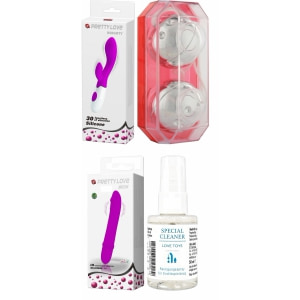 Pachet Plăcere Intensă: Tonus, Vibrații, Curățenie Pachet Plăcere Intensă: Tonus, Vibrații, Curățenie pe Sexlab.ro