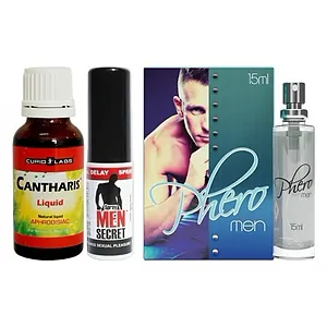 Pachet Putere și Atracție: Kit 3 produse pentru nopți epice pe SexLab