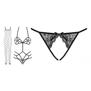 Pachet Seducție Totală: Kit Servitoare și Catsuit pe Sexlab.ro