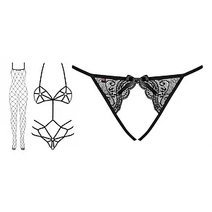 Pachet Seducție Totală: Kit Servitoare și Catsuit Pachet Seducție Totală: Kit Servitoare și Catsuit pe SexLab