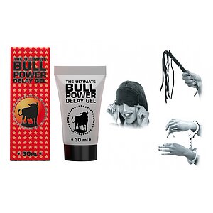 Pachet Set Limited Edition Lovers Fantasy Negru + Gel Ejaculare Prematură Bull Power Delay 30ml pe SexLab