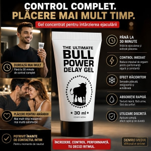 Pachet Gel Mărire Penis Mega Penis Plus 65ml Și Gel Ejaculare Prematură Bull Power Delay 30ml