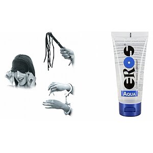 Pachet Set Lovers Fantasy + Lubrifiant EROS Aqua pe SexLab