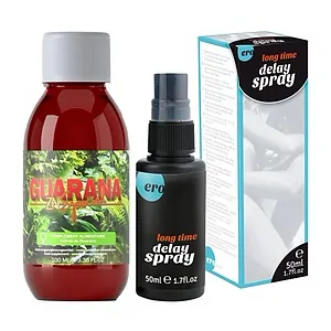 Pachet Spray HOT Delay 50 ml + Afrodisiac Guarana ZN Special 100ml pe SexLab