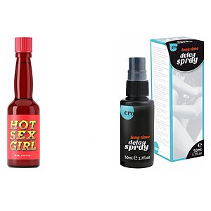 Pachet Spray HOT Delay + Afrodisiac Hot Sex Girl 20ml pe SexLab