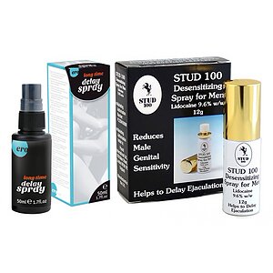 Pachet Spray HOT Delay 50 ml + Spray Stud 100 Original pe SexLab