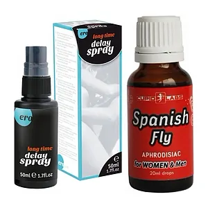 Pachet Spray HOT Delay + Picături Spanish Fly pe SexLab