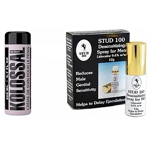 Pachet Spray Stud 100 Original + Crema Marire Penis Kolossal 200ml pe SexLab