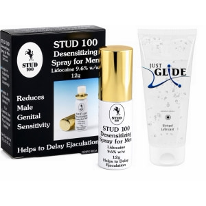 Pachet Spray Stud 100 Original + Lubrifiant Just Glide Anal 200ml Pachet Spray Stud 100 Original + Lubrifiant Just Glide Anal 200ml pe Sexlab.ro