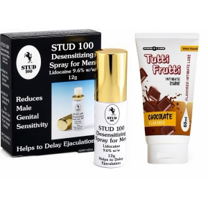 Pachet Spray Stud 100 Original + Lubrifiant Pentru Sex Oral Chocolate 100ml Pachet Spray Stud 100 Original + Lubrifiant Pentru Sex Oral Chocolate 100ml pe Sexlab.ro