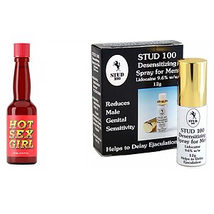 Pachet Spray Stud 100 Original Și Afrodisiac Hot Sex Girl 20ml pe SexLab
