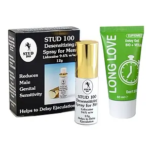 Pachet Spray Stud 100 Original Și Gel Ejaculare Precoce Long Love 50ml Pachet Spray Stud 100 Original Și Gel Ejaculare Precoce Long Love 50ml pe SexLab