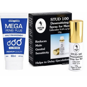 Pachet Spray Stud 100 Original Și Gel Mărire Penis Mega Penis Plus 65ml Pachet Spray Stud 100 Original Și Gel Mărire Penis Mega Penis Plus 65ml pe Sexlab.ro