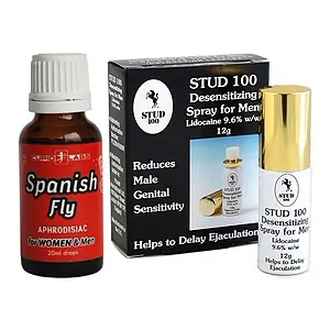 Pachet Spray Stud 100 Original Și Picături Afrodisiace Spanish Fly 20ml Pachet Spray Stud 100 Original Și Picături Afrodisiace Spanish Fly 20ml pe SexLab