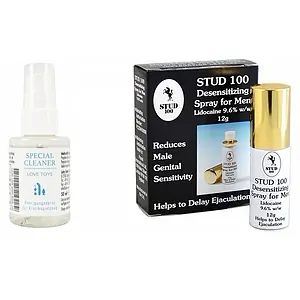 Pachet Spray Stud 100 Original Și Special Cleaner Love Toys 50ml Pachet Spray Stud 100 Original Și Special Cleaner Love Toys 50ml pe SexLab