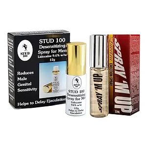 Pachet Spray Stud 100 Original + Spray Erecție Spray M-Up 22ml pe SexLab