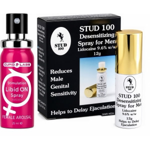 Pachet Spray Stud 100 Original + Spray Femei LibidON 30ml pe Sexlab.ro