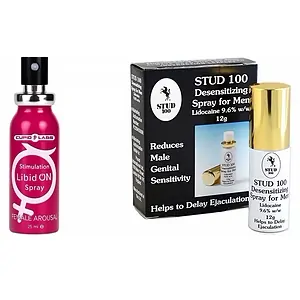 Pachet Spray Stud 100 Original + Spray Femei LibidON 30ml Pachet Spray Stud 100 Original + Spray Femei LibidON 30ml pe SexLab