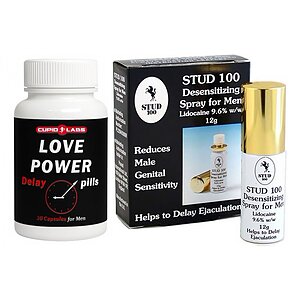 Pachet Spray Stud 100 + Pastile Love Power pe SexLab