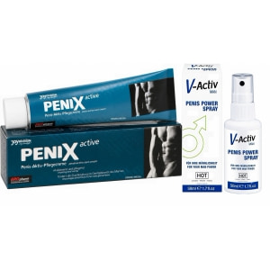 Pachet Spray V-activ Penis Power For Men 50ml + Cremă Pentru Potență Penix 75ml pe Sexlab.ro