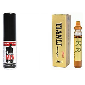 Pachet Tianli Ultra Power + Spray Men Secret pe SexLab