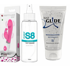 Pachet Trio pentru Curățare și Stimulare cu 3 Bucăți pe Sexlab.ro