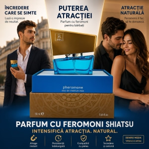 Parfum Feromoni Shiatsu pentru Bărbați Atracție Intensă 50ml