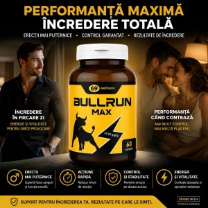Pastile BullRun Max Ero 60 capsule