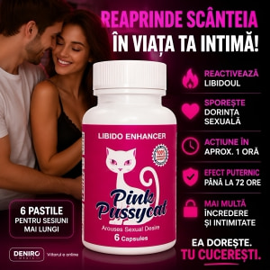Pastile Libido Pink Cat 6buc