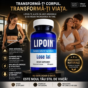 Pastile Lipoin Pentru Arderea Grăsimilor 60buc