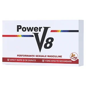 Pastile Pentru Erecție Și Potență Power V8 8buc pe SexLab