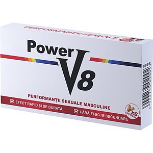 Pastile Pentru Erecție Și Potență Power V8 6buc pe SexLab
