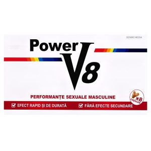 Pastile Pentru Erecție Și Potență Power V8 8buc Pastile Pentru Erecție Și Potență Power V8 8buc pe Sexlab.ro