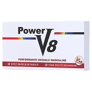 Pastile Pentru Erecție Și Potență Power V8 8buc pe Sexlab.ro