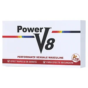 Pastile Pentru Erectie Si Potenta Power V8 8cps pe SexLab