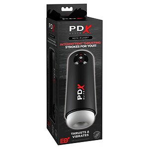 PDX Elite Moto-Milker – 10+10 Moduri, Reîncărcabil, Discret Alb