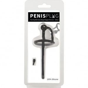 Penis Plug Wet Play With Stop Negru