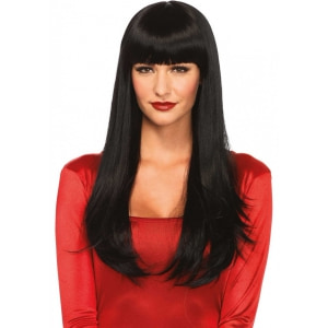 Perucă Bangin Long Straight Neagră Negru pe Sexlab.ro