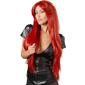 Perucă Wigged LoveLong Straight Roșu pe SexLab