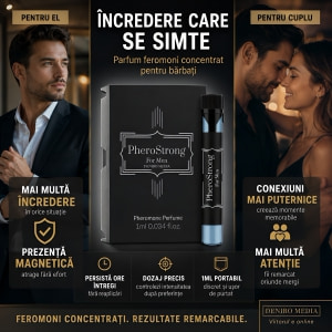PheroStrong Concentrate — Parfum Feromoni Pentru Bărbați 1ml