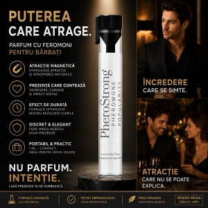PheroStrong Popularity — Feromon Discret Bărbați 1 ml