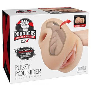 Pipedream Masturbator Squeeze cu Vibrații