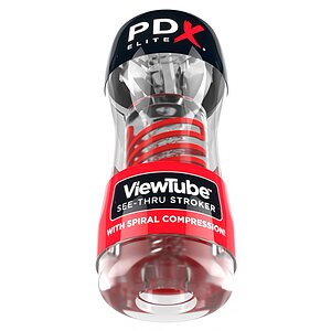 Pipedream PDX Elite ViewTube 2 Transparent Prindere Sigura pe SexLab