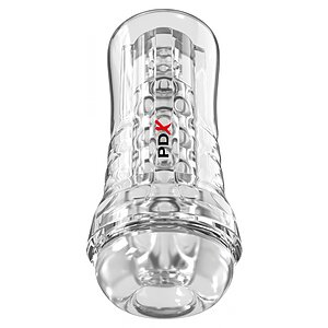 Pipedream PDX Elite ViewTube Plus - Vizibilitate Totală Transparent pe SexLab